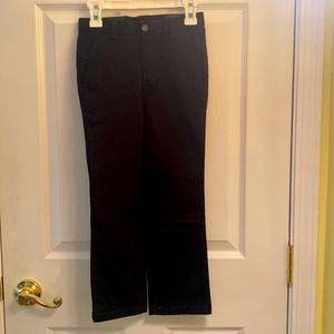NWT Boys Chaps Black Pants Size 6